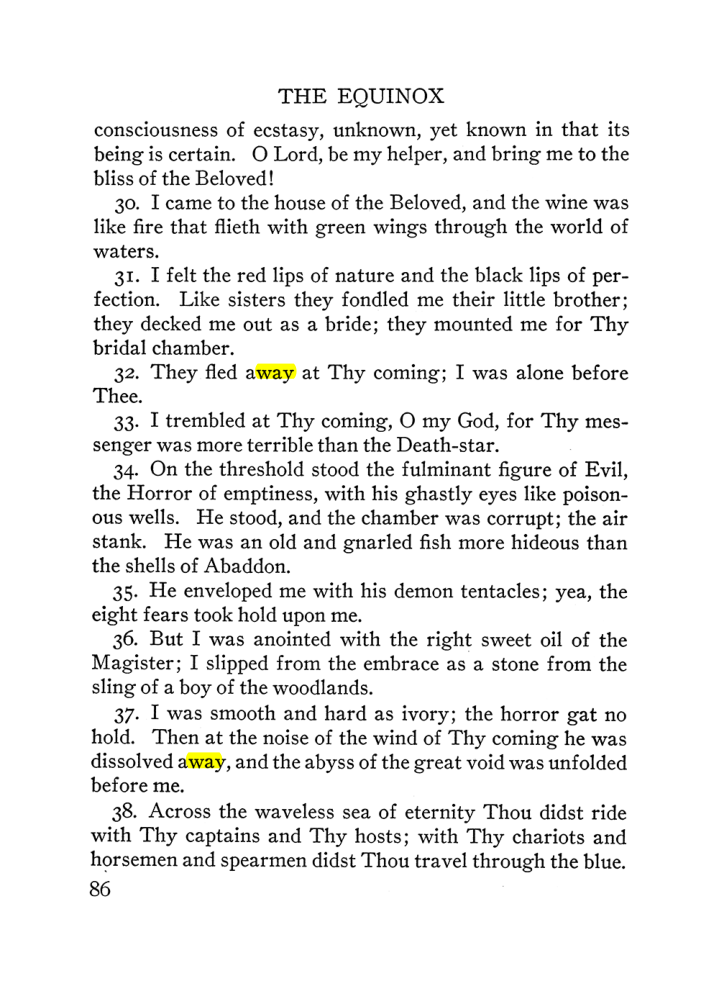 Original scan of The Equinox (Volume III, Number I), PDF page 92