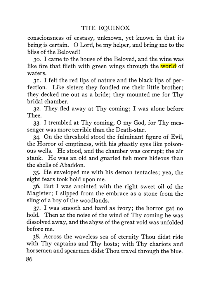 Original scan of The Equinox (Volume III, Number I), PDF page 92