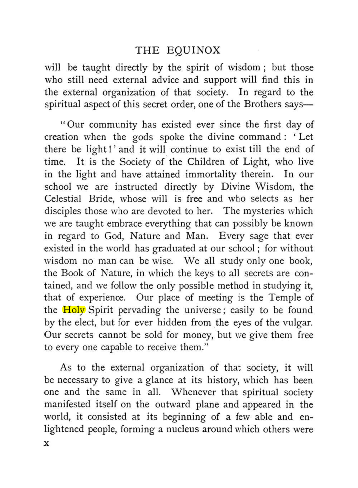 Original scan of The Equinox (Volume I, Number X), PDF page 10