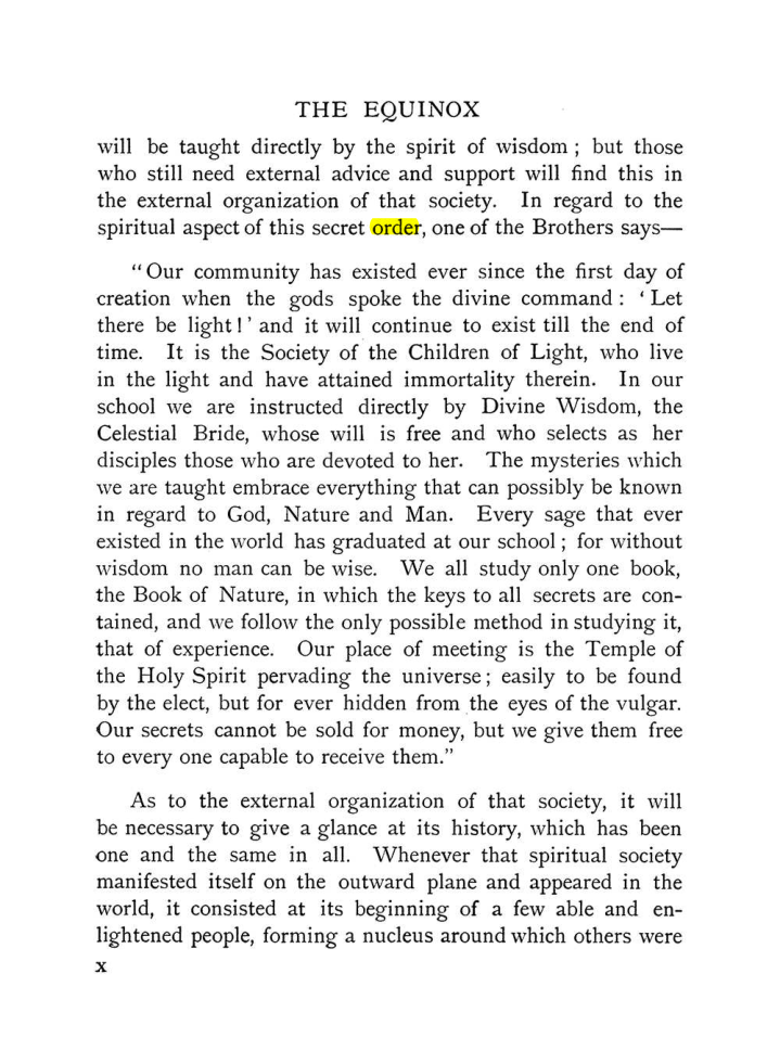 Original scan of The Equinox (Volume I, Number X), PDF page 10