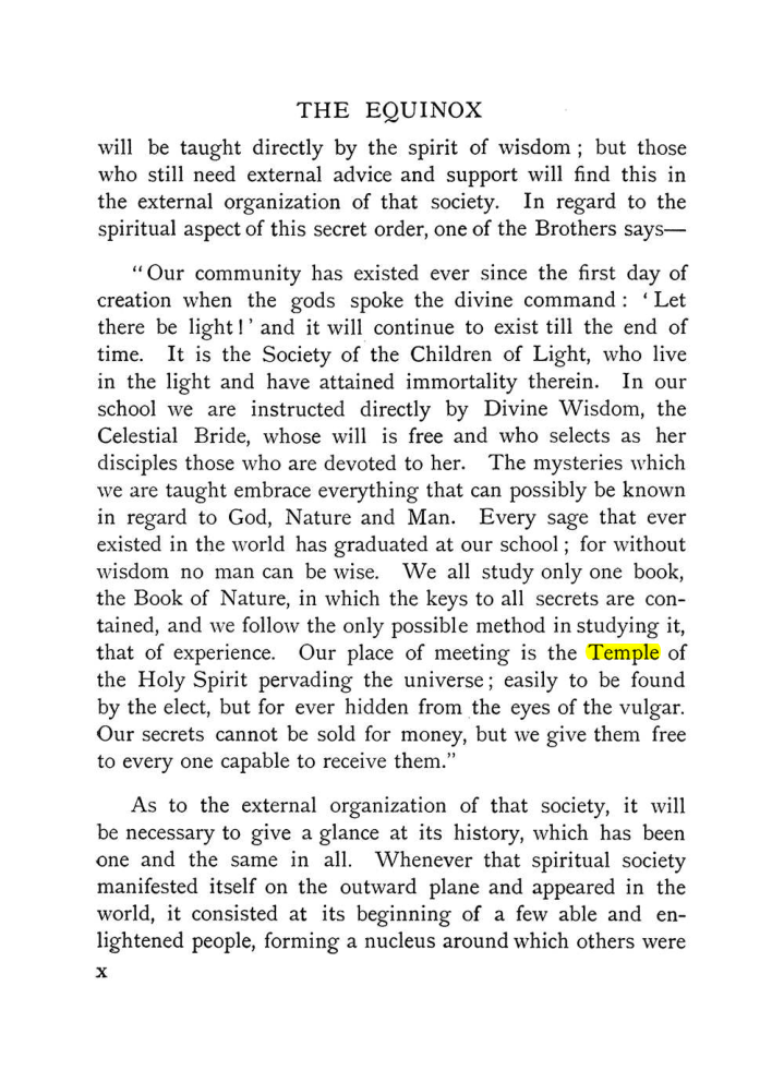 Original scan of The Equinox (Volume I, Number X), PDF page 10