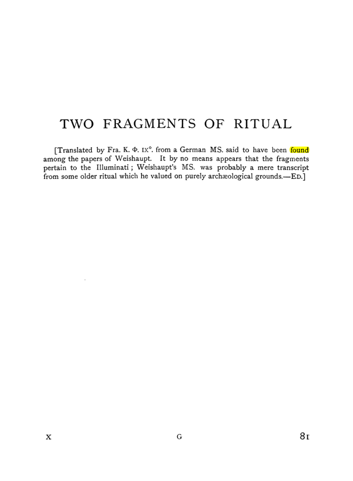 Original scan of The Equinox (Volume I, Number X), PDF page 121