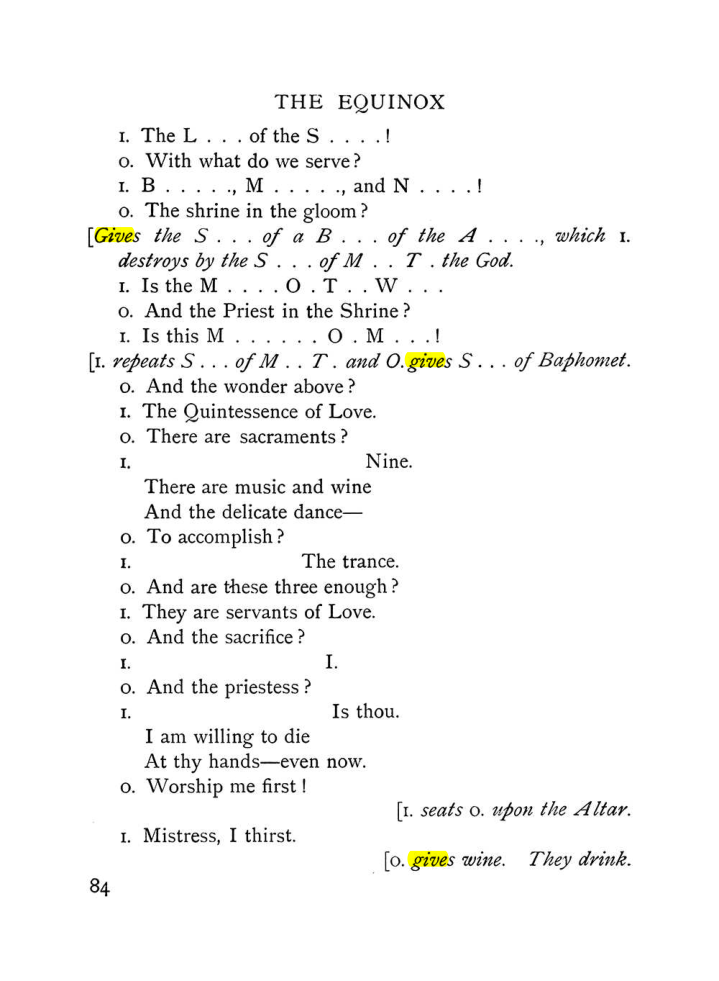 Original scan of The Equinox (Volume I, Number X), PDF page 124