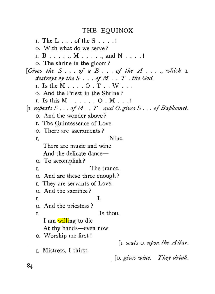 Original scan of The Equinox (Volume I, Number X), PDF page 124