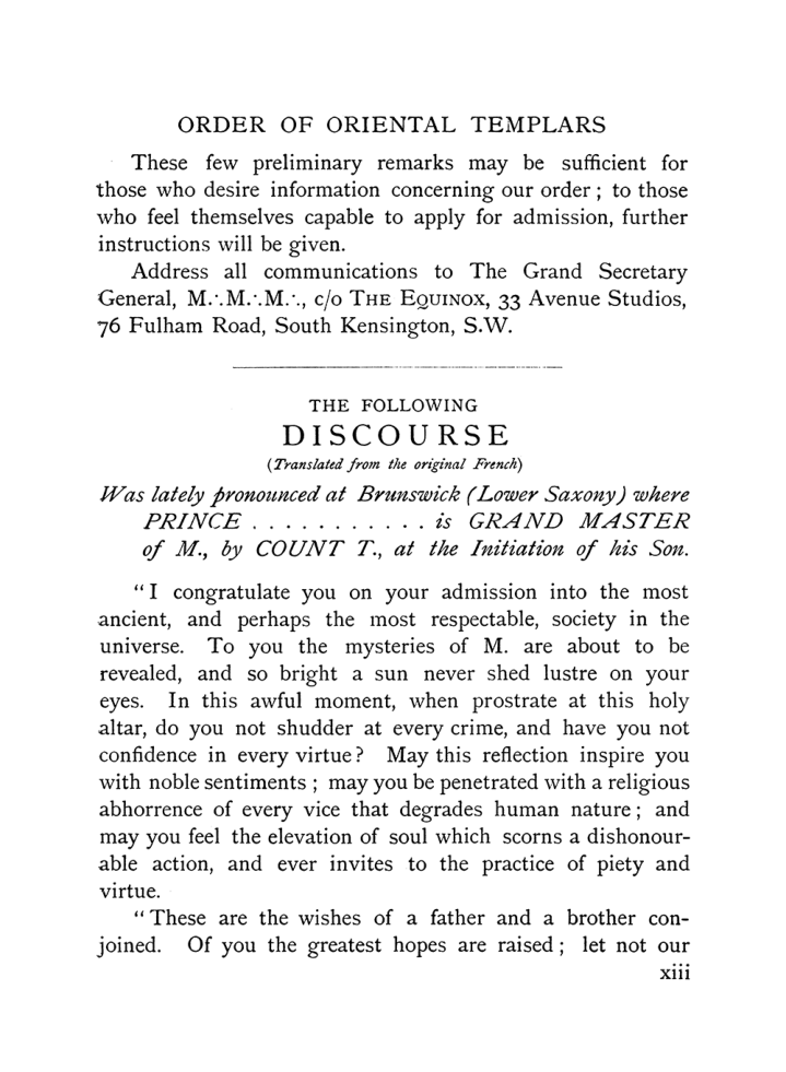 Original scan of The Equinox (Volume I, Number X), PDF page 13