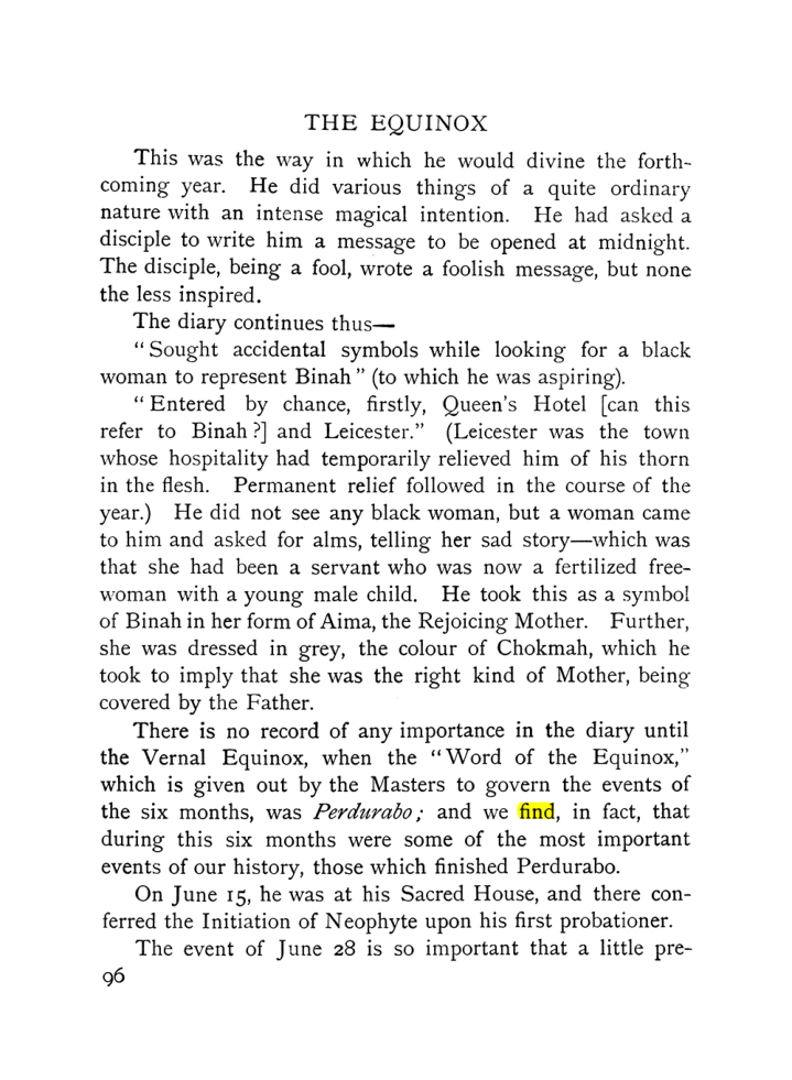 Original scan of The Equinox (Volume I, Number X), PDF page 136