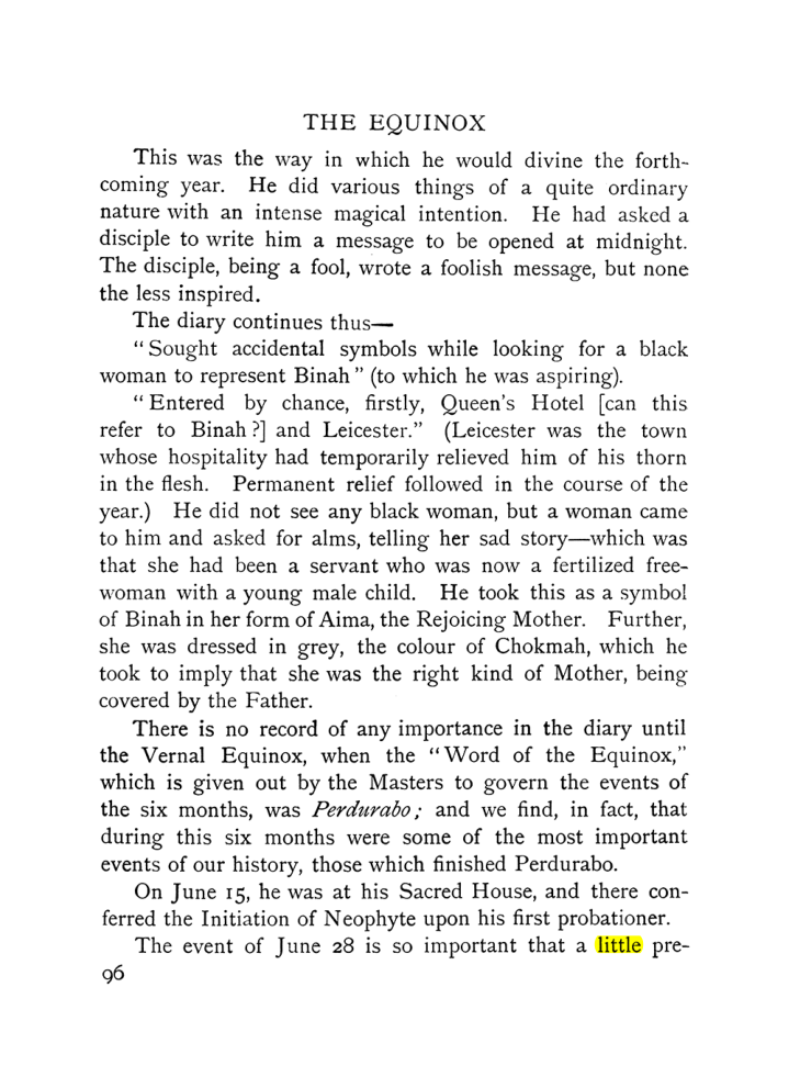 Original scan of The Equinox (Volume I, Number X), PDF page 136