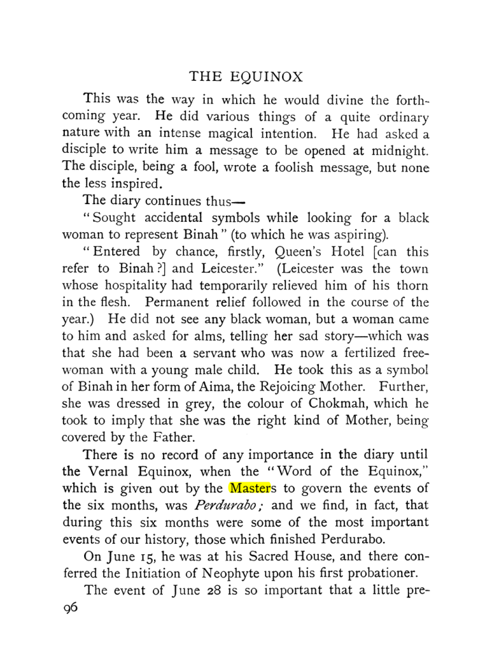 Original scan of The Equinox (Volume I, Number X), PDF page 136