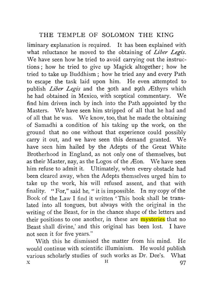 Original scan of The Equinox (Volume I, Number X), PDF page 137