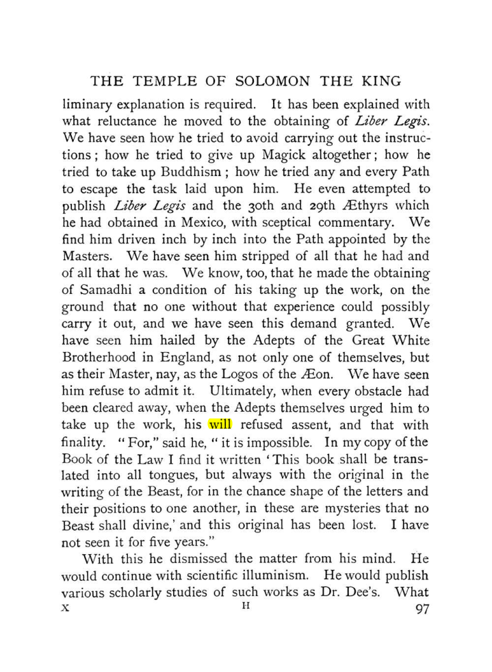 Original scan of The Equinox (Volume I, Number X), PDF page 137