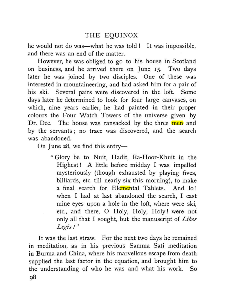 Original scan of The Equinox (Volume I, Number X), PDF page 138