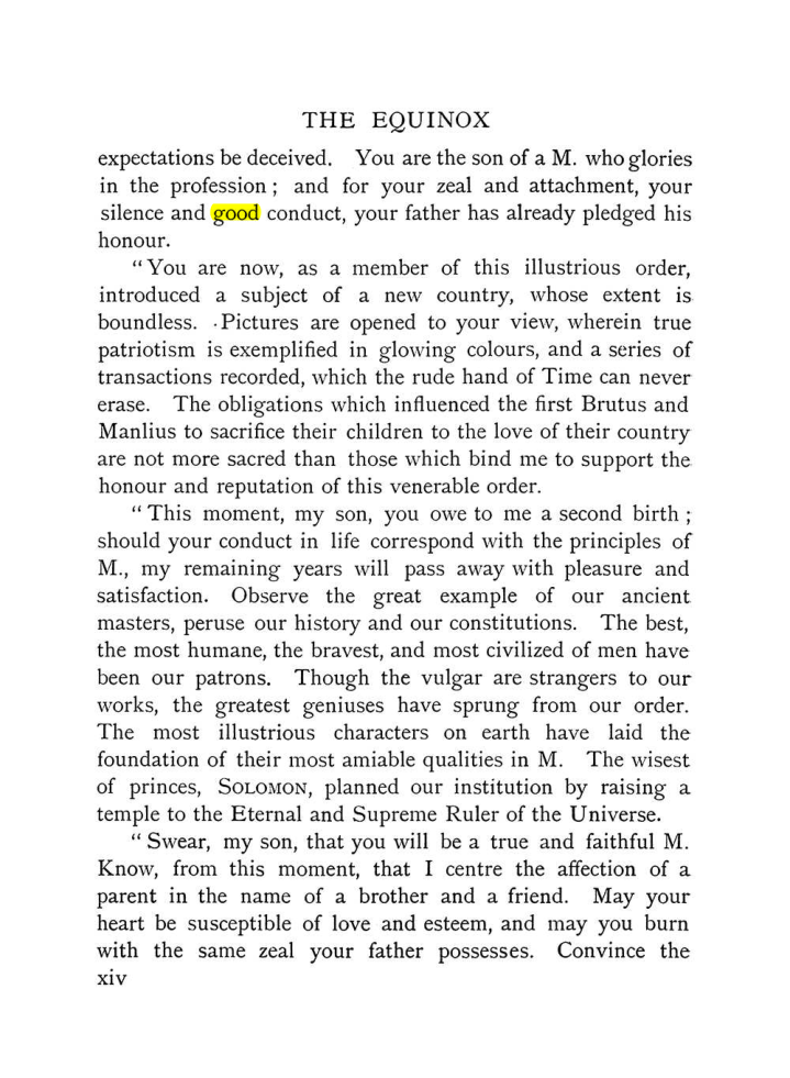 Original scan of The Equinox (Volume I, Number X), PDF page 14
