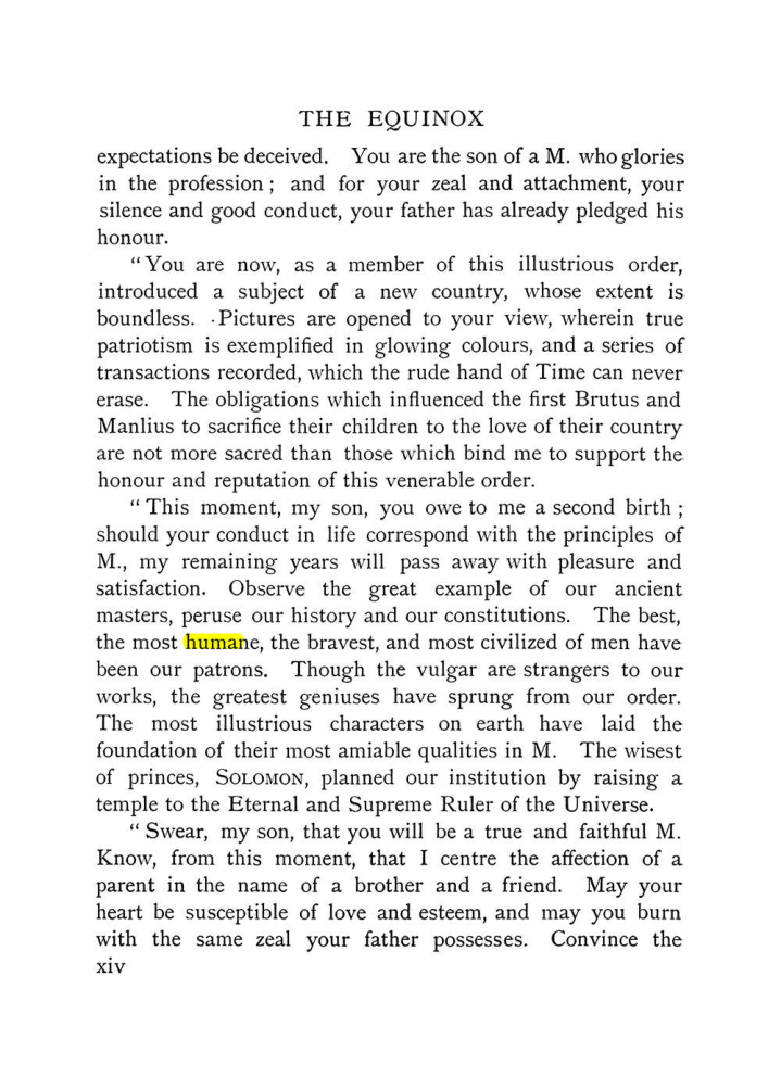 Original scan of The Equinox (Volume I, Number X), PDF page 14