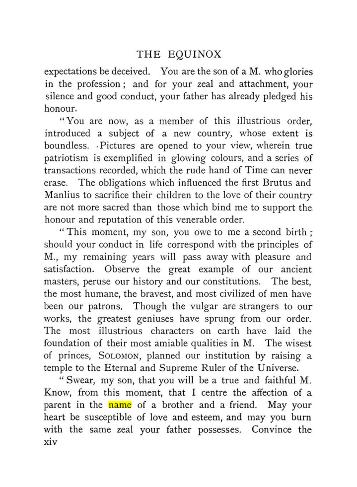 Original scan of The Equinox (Volume I, Number X), PDF page 14