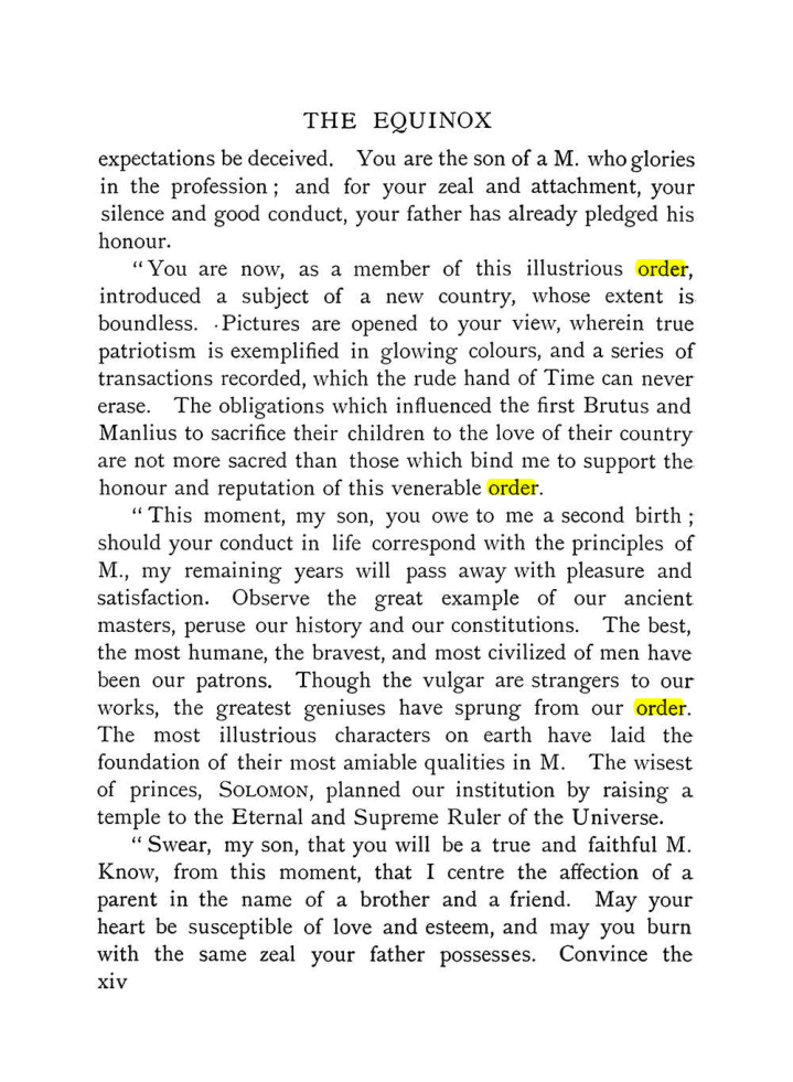 Original scan of The Equinox (Volume I, Number X), PDF page 14