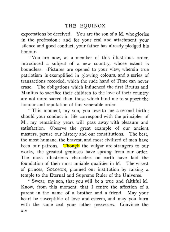 Original scan of The Equinox (Volume I, Number X), PDF page 14