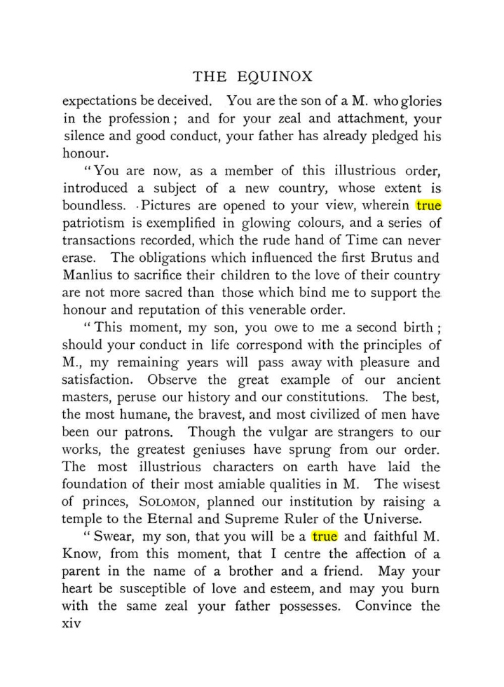 Original scan of The Equinox (Volume I, Number X), PDF page 14