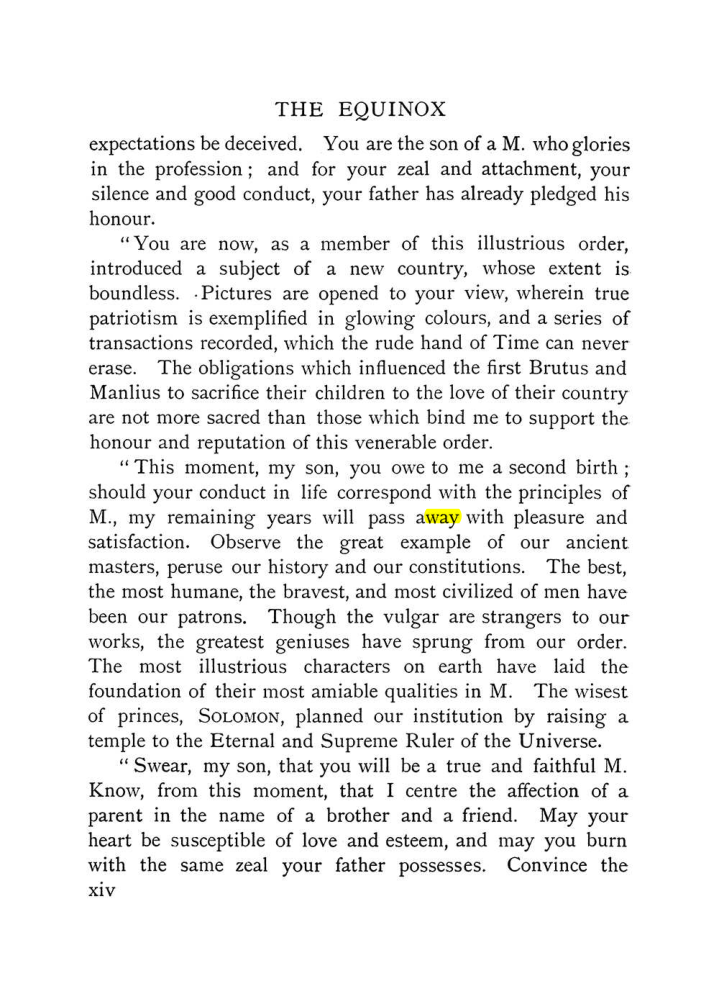 Original scan of The Equinox (Volume I, Number X), PDF page 14