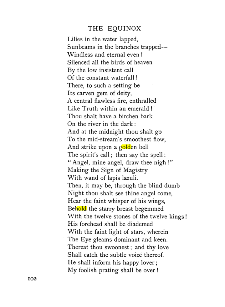 Original scan of The Equinox (Volume I, Number X), PDF page 142
