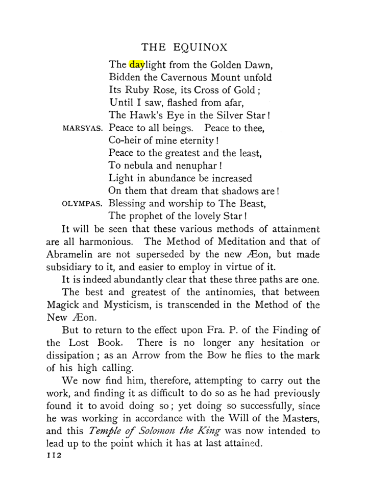 Original scan of The Equinox (Volume I, Number X), PDF page 152