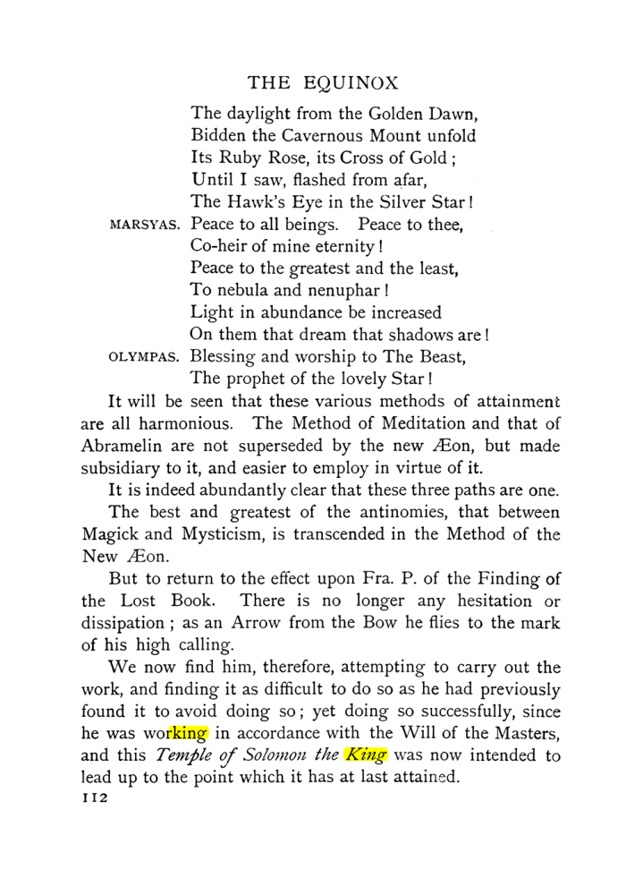 Original scan of The Equinox (Volume I, Number X), PDF page 152