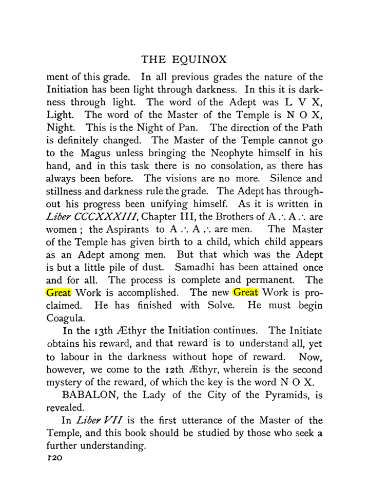 Original scan of The Equinox (Volume I, Number X), PDF page 160