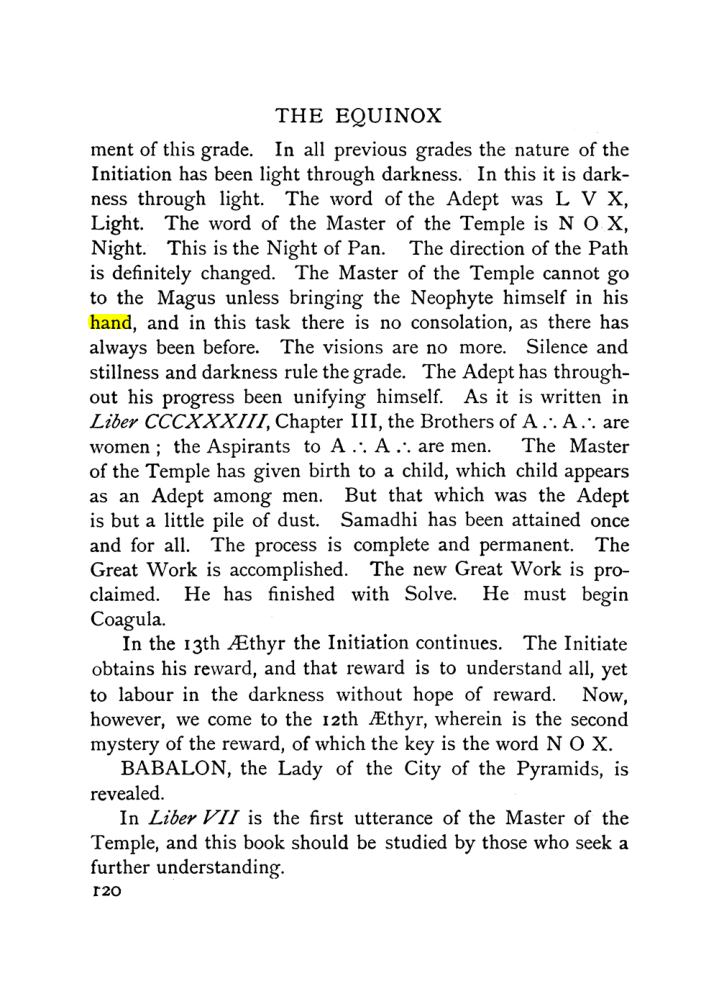 Original scan of The Equinox (Volume I, Number X), PDF page 160