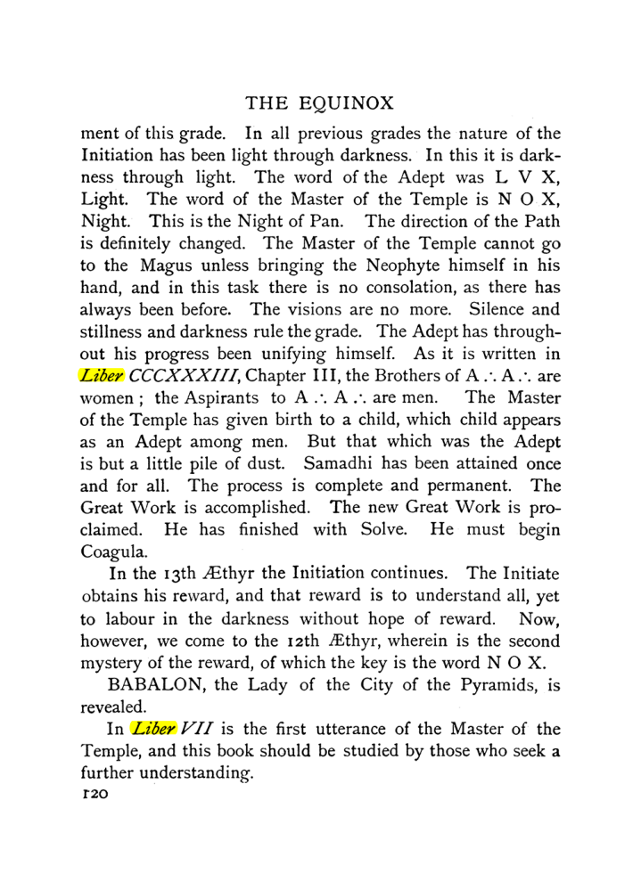 Original scan of The Equinox (Volume I, Number X), PDF page 160