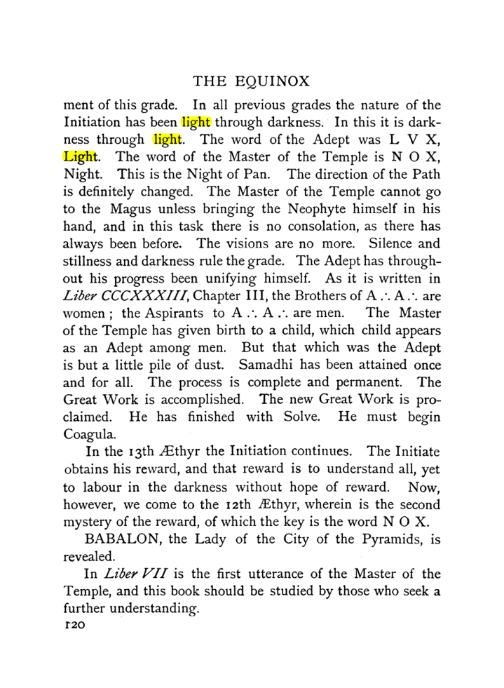 Original scan of The Equinox (Volume I, Number X), PDF page 160