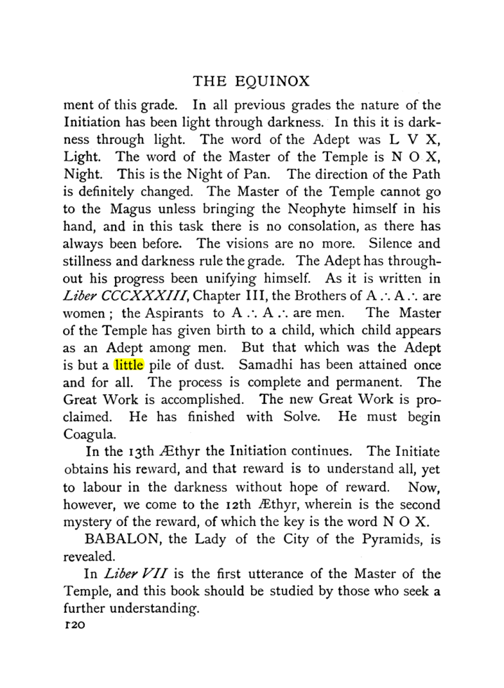 Original scan of The Equinox (Volume I, Number X), PDF page 160