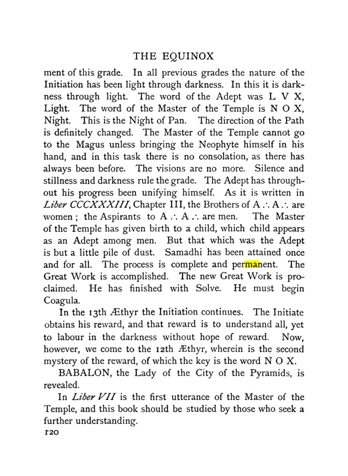 Original scan of The Equinox (Volume I, Number X), PDF page 160