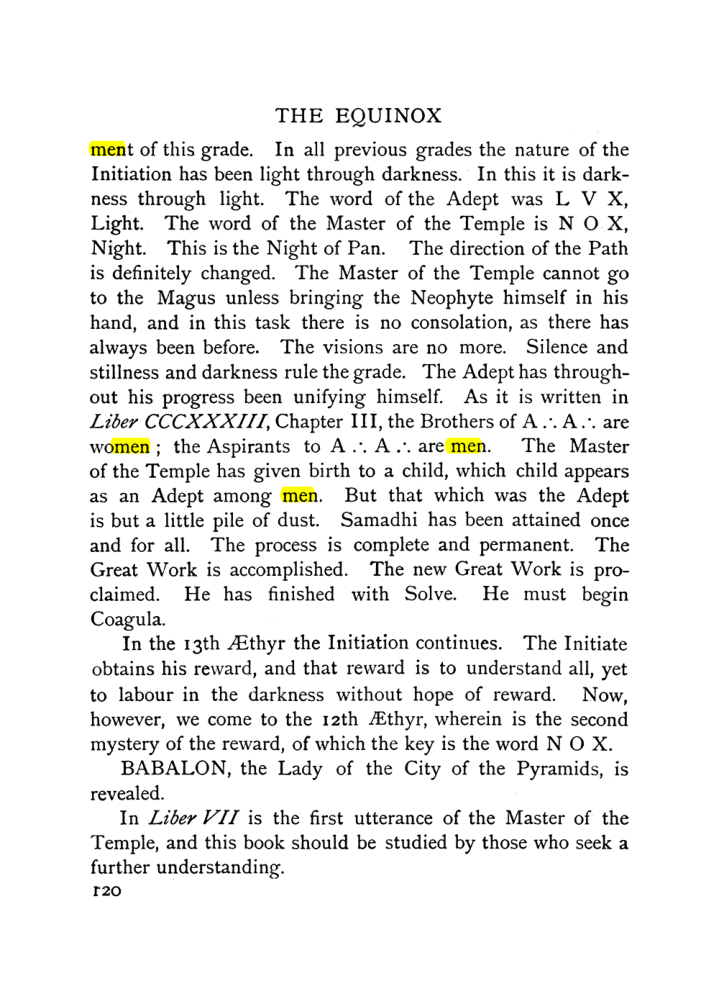 Original scan of The Equinox (Volume I, Number X), PDF page 160