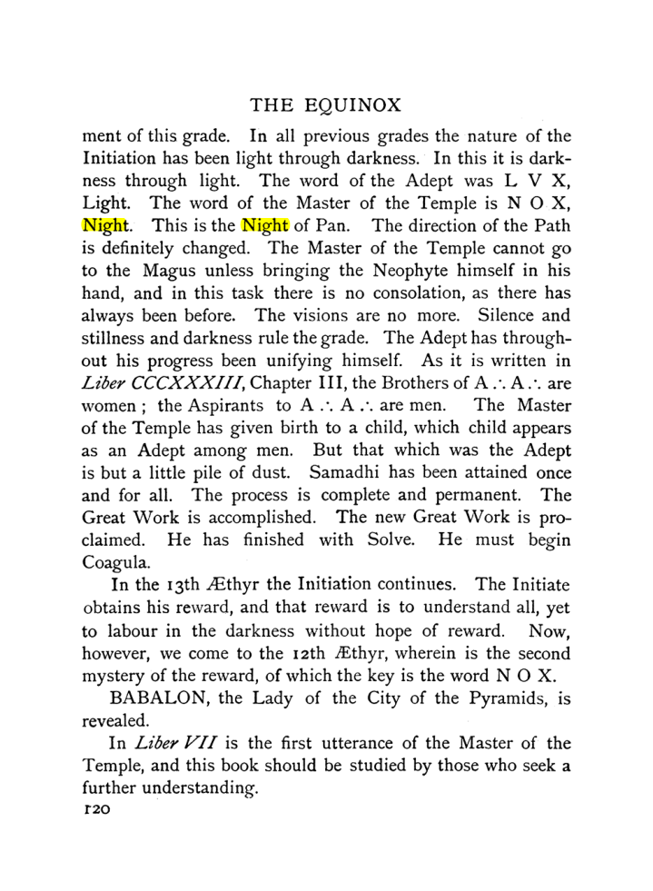 Original scan of The Equinox (Volume I, Number X), PDF page 160