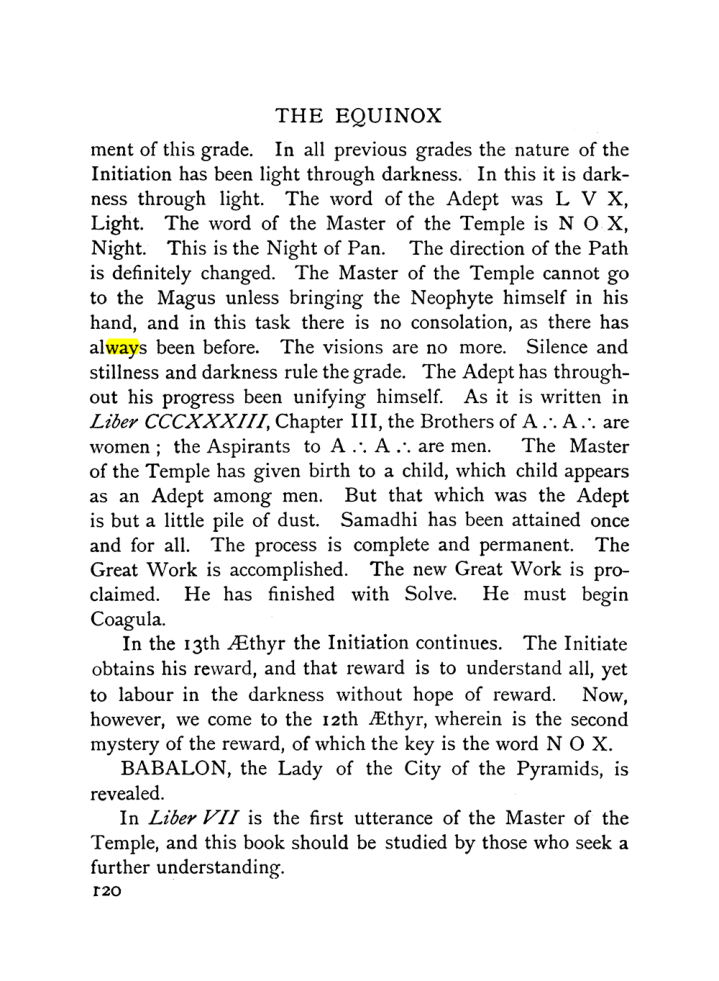 Original scan of The Equinox (Volume I, Number X), PDF page 160