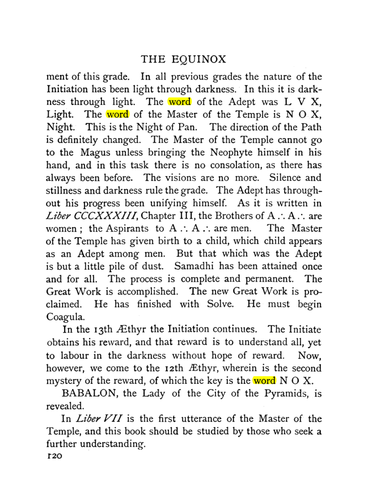 Original scan of The Equinox (Volume I, Number X), PDF page 160