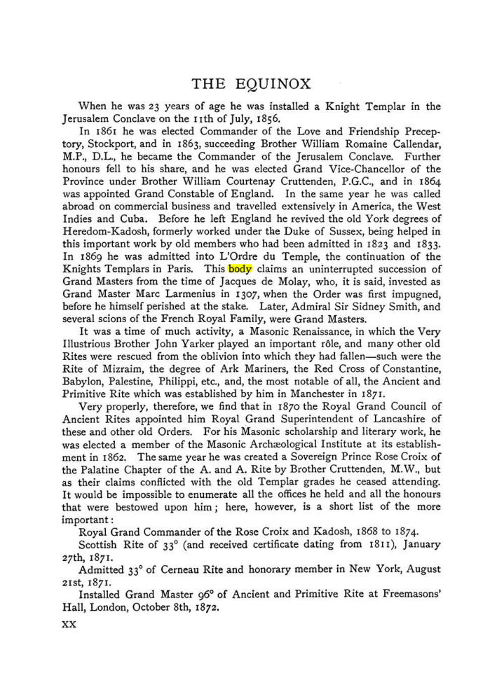 Original scan of The Equinox (Volume I, Number X), PDF page 20