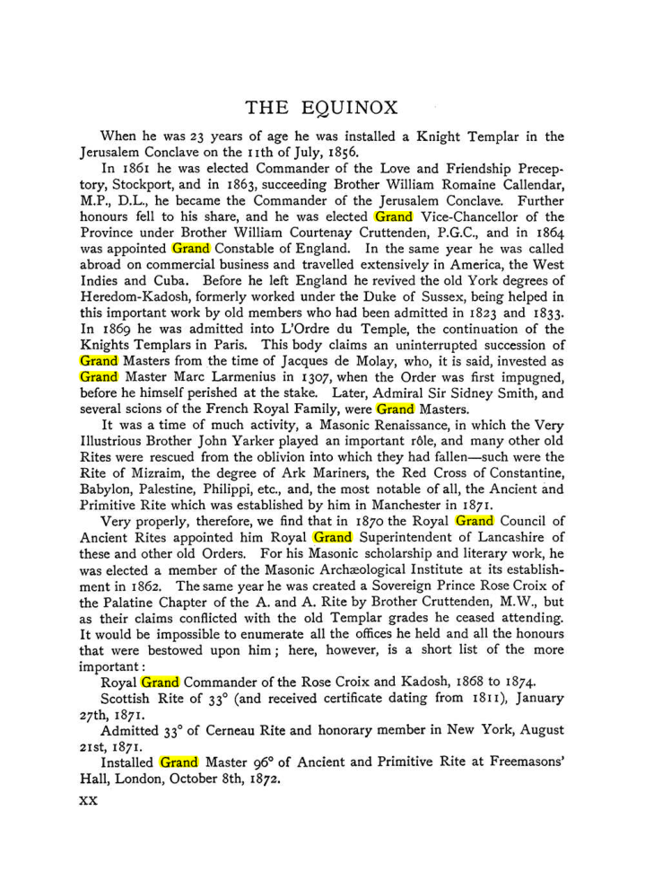 Original scan of The Equinox (Volume I, Number X), PDF page 20