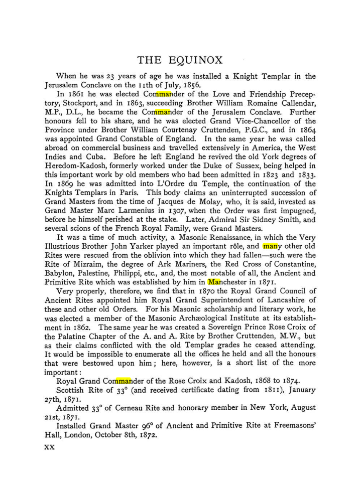 Original scan of The Equinox (Volume I, Number X), PDF page 20