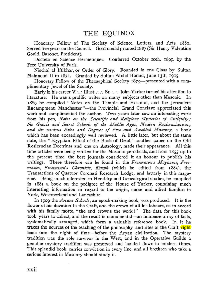 Original scan of The Equinox (Volume I, Number X), PDF page 22