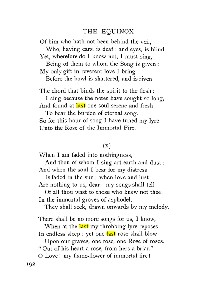 Original scan of The Equinox (Volume I, Number X), PDF page 230