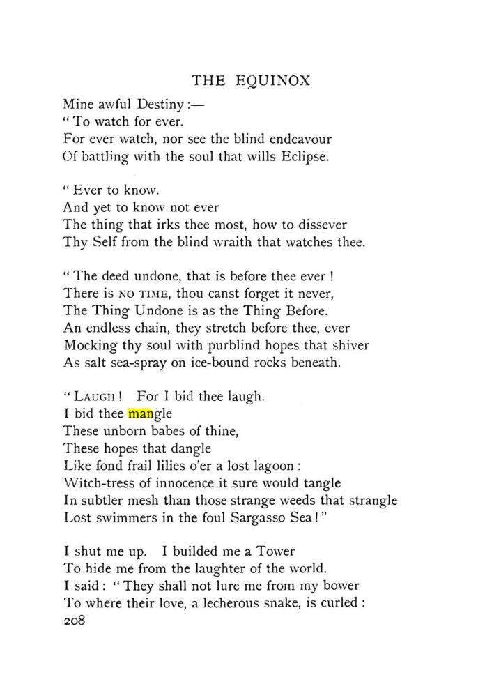 Original scan of The Equinox (Volume I, Number X), PDF page 246