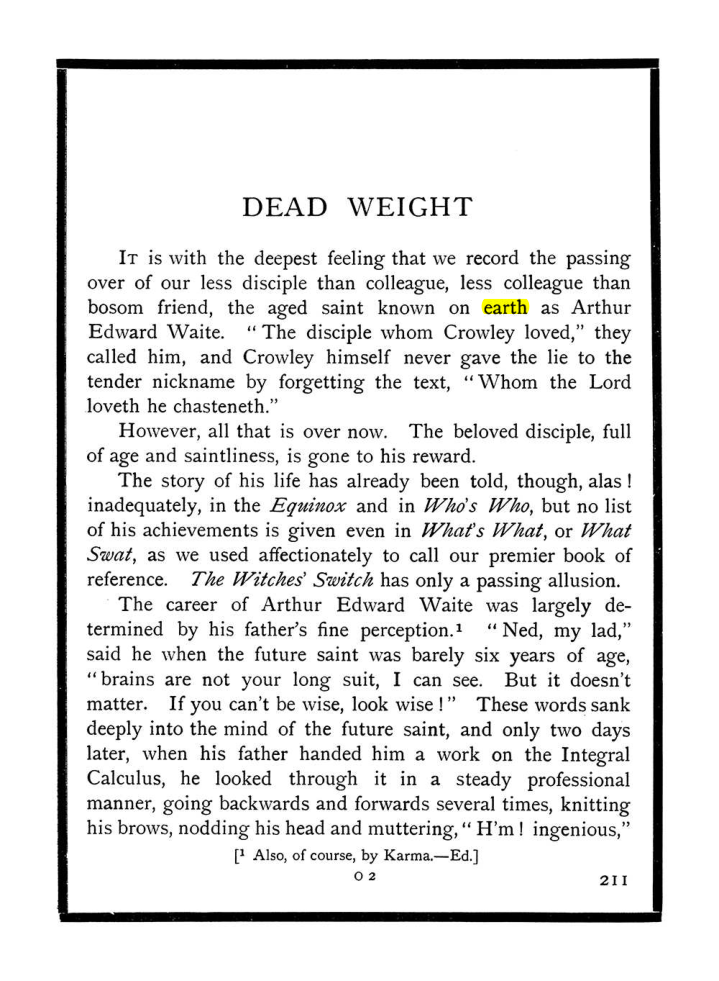 Original scan of The Equinox (Volume I, Number X), PDF page 249