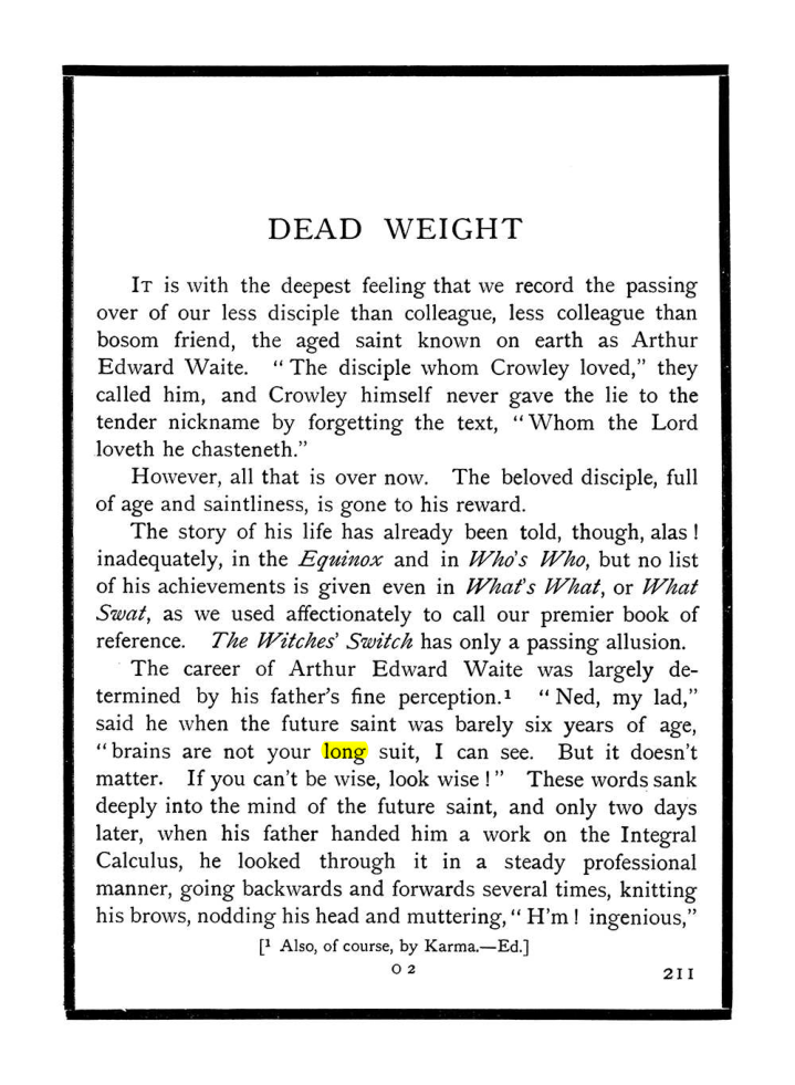 Original scan of The Equinox (Volume I, Number X), PDF page 249