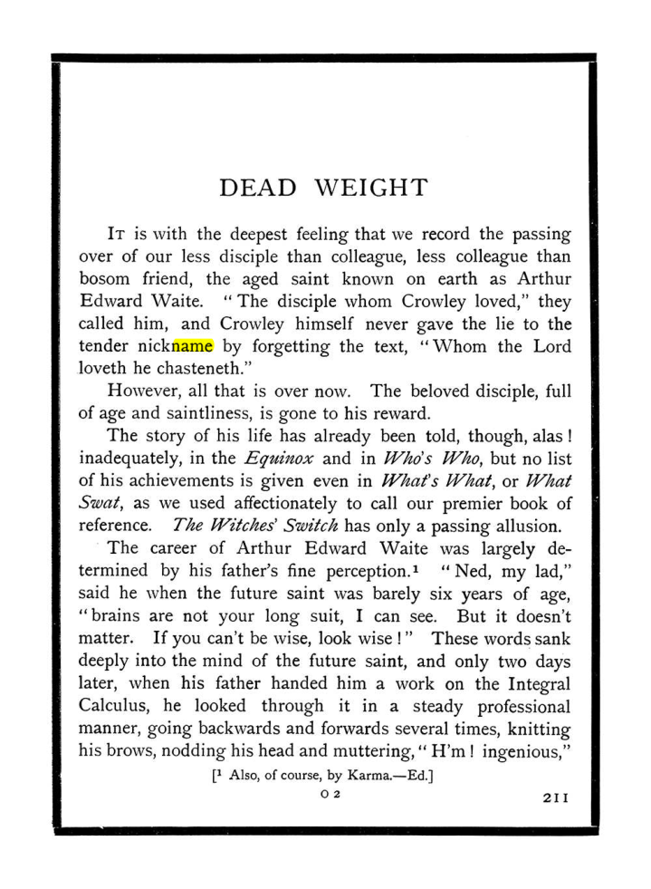 Original scan of The Equinox (Volume I, Number X), PDF page 249