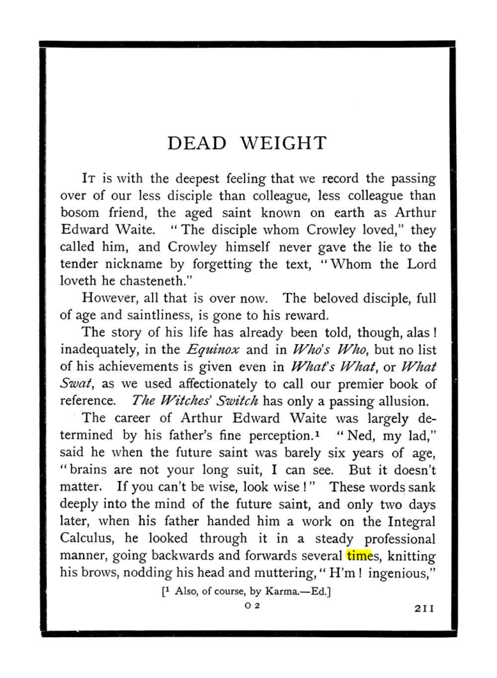 Original scan of The Equinox (Volume I, Number X), PDF page 249