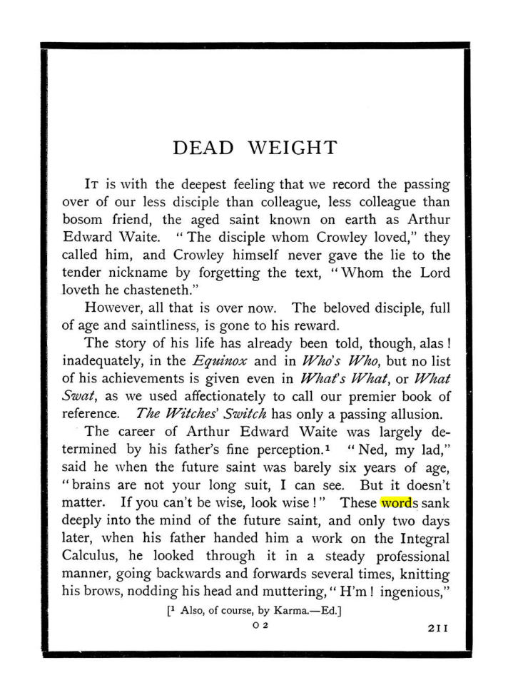 Original scan of The Equinox (Volume I, Number X), PDF page 249