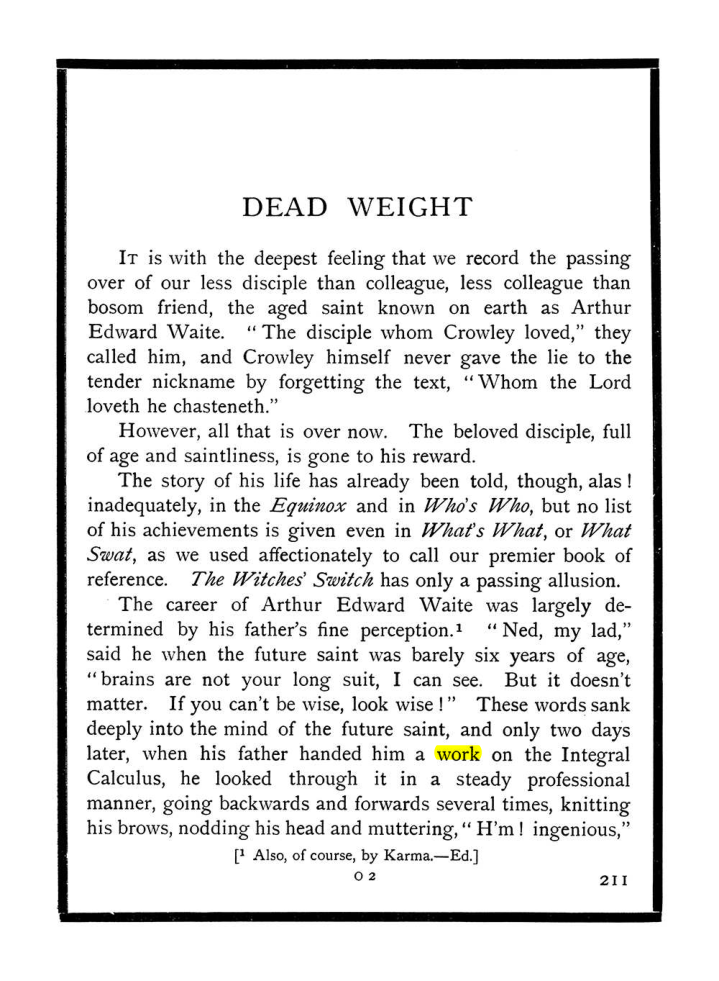 Original scan of The Equinox (Volume I, Number X), PDF page 249