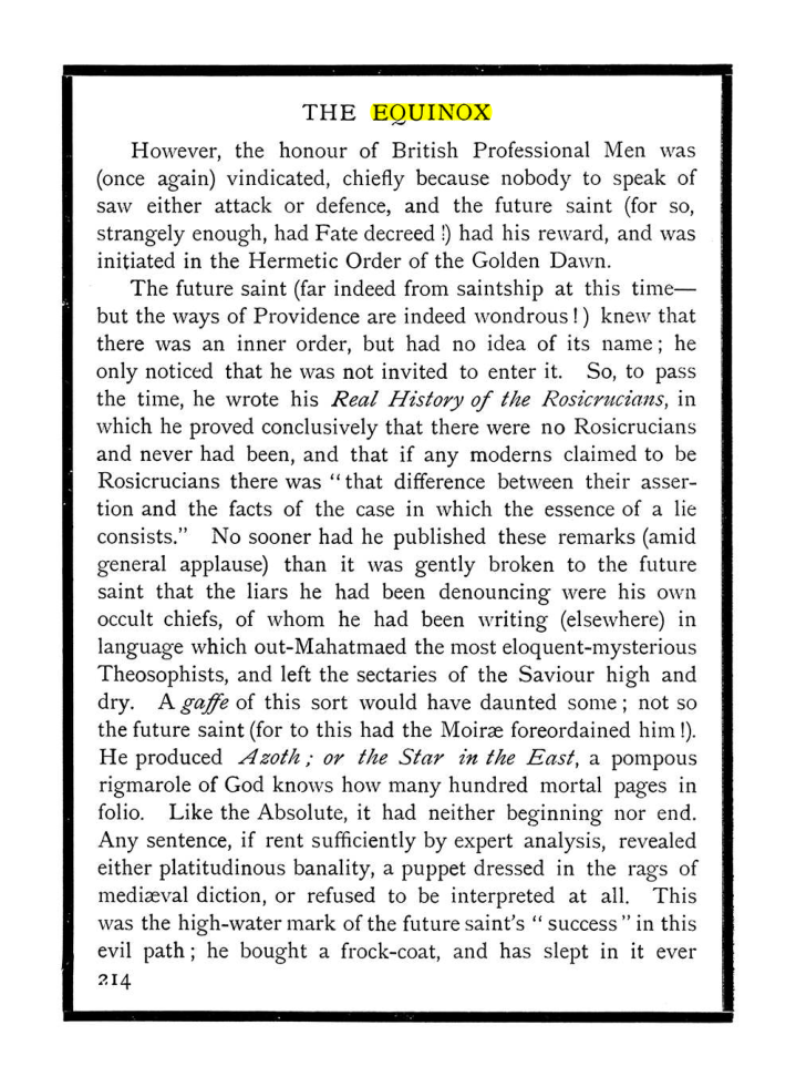 Original scan of The Equinox (Volume I, Number X), PDF page 252