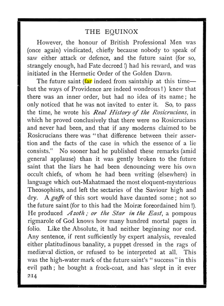 Original scan of The Equinox (Volume I, Number X), PDF page 252