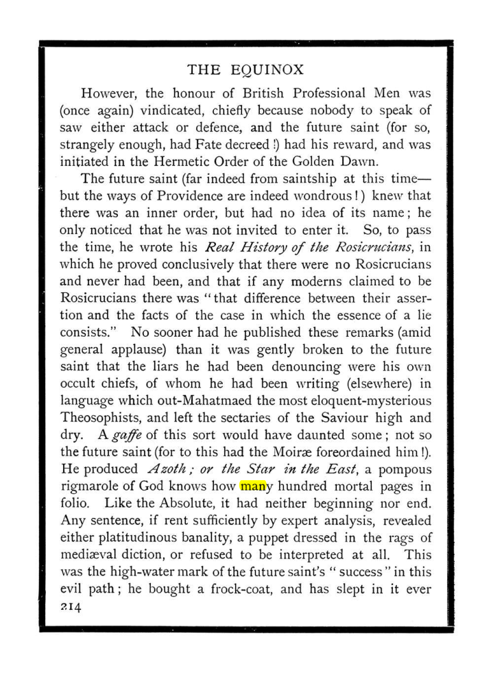 Original scan of The Equinox (Volume I, Number X), PDF page 252